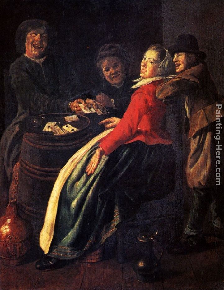 Judith Leyster A Game Of Cards